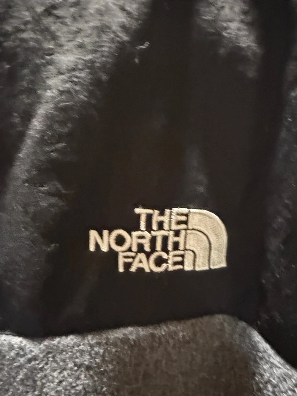 The North Face Black and Gray Men's Soft Fleece Vest